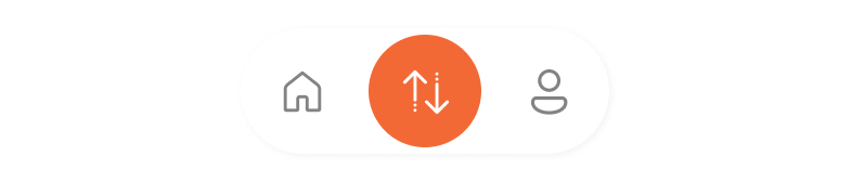 Tab bar with Pay active.